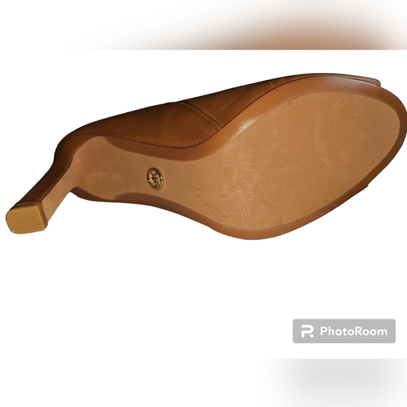 Michael Michael Kors Lawson Open Toe Bootie Womens Sz 7  Heel Ankle Boots NEW - Picture 8 of 14